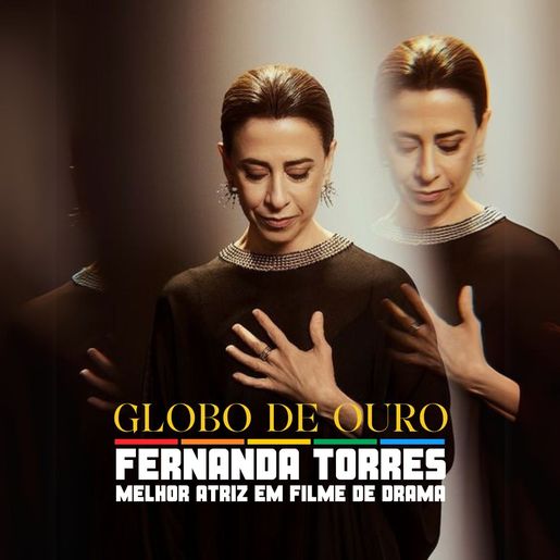 Fernanda Torres faz história e vence Globo de Ouro de melhor atriz