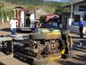 Helicóptero resgata trabalhador após acidente com empilhadeira em Sul Brasil