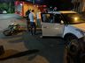 Entregador de pizza fica ferido após colisão em carro em SMOeste