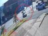 Câmera flagra acidente que deixou motociclista ferida em SMO 