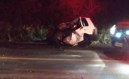 Motorista morre em colisão entre caminhão e carro na BR-282