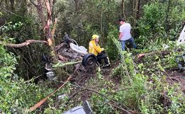 Colisão frontal envolvendo carro de SMO resulta em três mortos na BR 282 