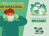OBRIGATÓRIO: Uso de máscara nas repartições municipais e para profissionais do comércio