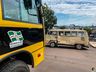 Colisão entre Ônibus e Kombi deixa homem ferido em SMO; vídeo