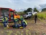 VÍDEO: mulher sofre ferimentos leves em saída de pista na BR-282