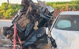 Grave acidente deixa feridos na SC-305 entre Campo Erê e São Lourenço do Oeste