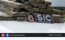 Polícia Civil apreende mais de 20 kg de maconha e prende traficante