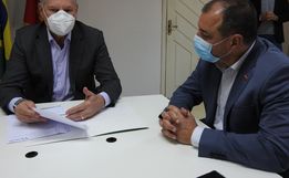 Trevisan pede apoio de Moisés em solução definitiva da crise hídrica em São Miguel e região