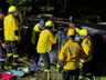 Gol sai da pista e tomba no interior de São Miguel do Oeste