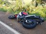Motociclista fica ferido em saída de pista na SC 163 em Iporã do Oeste