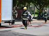 Incêndio de grandes proporções atinge supermercado e residências em SMOeste
