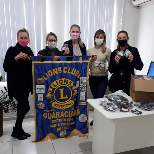Saúde de Guaraciaba recebe doação de 500 máscaras para distribuição 