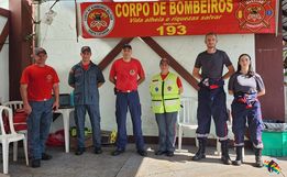 Corpo de Bombeiros de Itapiranga presta apoio na 11ª Efrait