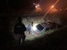 Falta de visibilidade causa saída de pista na BR-163 em SMOeste; Veja