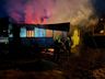 Incêndio destrói casa no interior de São Miguel do Oeste