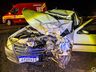 Colisão frontal deixa dois mortos e um ferido na BR-282; vídeo
