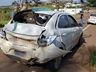 Carro da Saúde de Mondaí se envolve em engavetamento na SC-163