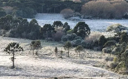 Serra de SC tem sexto dia seguido de temperaturas negativas