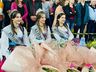 Laura, Djéssica e Débora são as novas soberanas da Oktoberfest