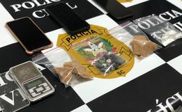 Polícia Civil de Maravilha prende em flagrante traficante de drogas pela segunda vez