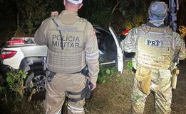 Polícia divulga imagens de perseguição a carro com meia tonelada de droga no Oeste
