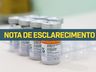 Esclarecimento da Secretaria de Saúde de Descanso em relação à vacinação