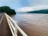 FOTOS: Nível de água do Rio Uruguai começa estabilizar em Itapiranga