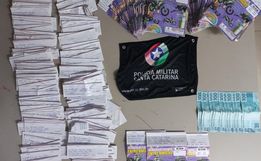 PM de Iporã do Oeste apreende rifas com indícios de fraude