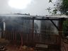 Incêndio destroi casa às margens da SC-163