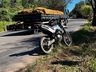 Veículo fica parcialmente destruído em colisão frontal na BR 282, em SMOeste 