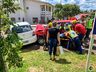 Colisão entre carros deixa mulher ferida em SMOeste