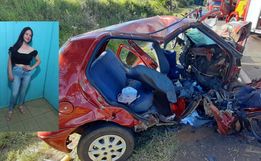 Identificadas vítimas de grave acidente na BR-280 com carro de Palma Sola