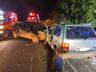 Colisão frontal é registrada na SC-283 em Palmitos 