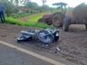 Homem fica gravemente ferido em colisão entre moto e trator na SC-163