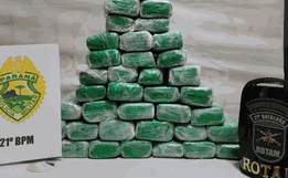 Polícia Militar prende homem com mais de 20kg de drogas