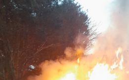 Incêndio em lixo mobiliza bombeiros em Campo Erê