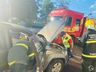 Princípio de incêndio em veículo mobiliza bombeiros de Itapiranga