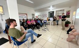 Profissionais de saúde participam de capacitação em Campo Erê