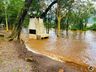 FOTOS: Nível de água do Rio Uruguai começa estabilizar em Itapiranga