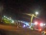 Motorista perde o controle de carro, sobe em canteiro e capota no trevo de SMOeste 