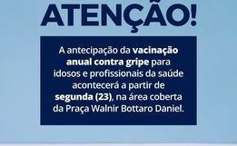 Vacinação contra gripe será antecipada para profissionais da saúde 