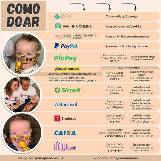 Família busca recursos para tratamento de criança com AME