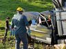 VÍDEO: Saída de pista deixa duas pessoas gravemente feridas na SC-492