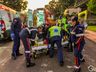 Motociclista atropela homem na faixa e foge sem prestar socorro em SMOeste