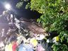 Carreta tomba em Romelândia e motorista é socorrido em estado grave