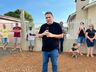 Moradores comemoram a inauguração de mais uma pavimentação em Campo Erê