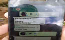 Idosa cai no golpe do WhatsApp