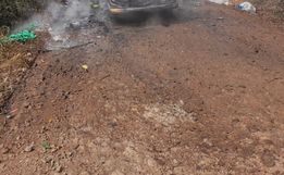 Incêndio em carreta agrícola no interior mobiliza bombeiros 