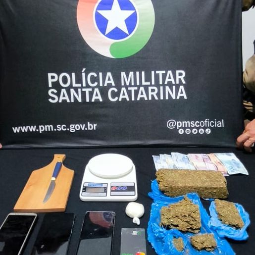 PM prende homem por tráfico de drogas em SMO 