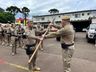 PM recebe em São Miguel do Oeste flâmula alusiva aos 190 anos da PMSC